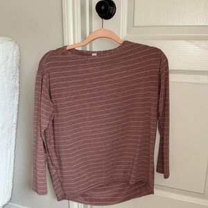 Lulu lemon striped long sleeve!